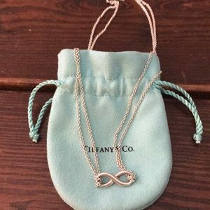 Tiffany & Co. Double Chain Infinity Necklace
